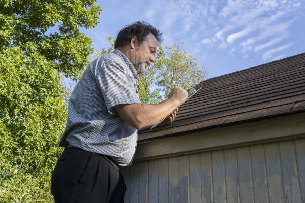 Roof Damage Inspection in West Springfield